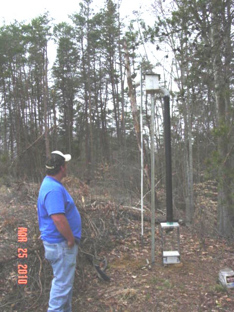 This view of the starling trap was taken by me in the spring of 2011