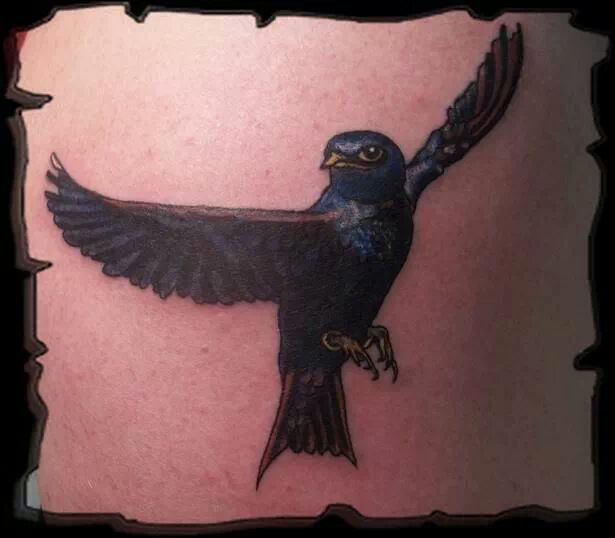 My purple Martin tattoo