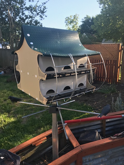 used a propane tank to bend outwards