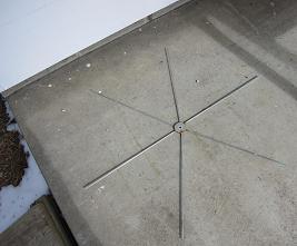Fully assembled perch after welded